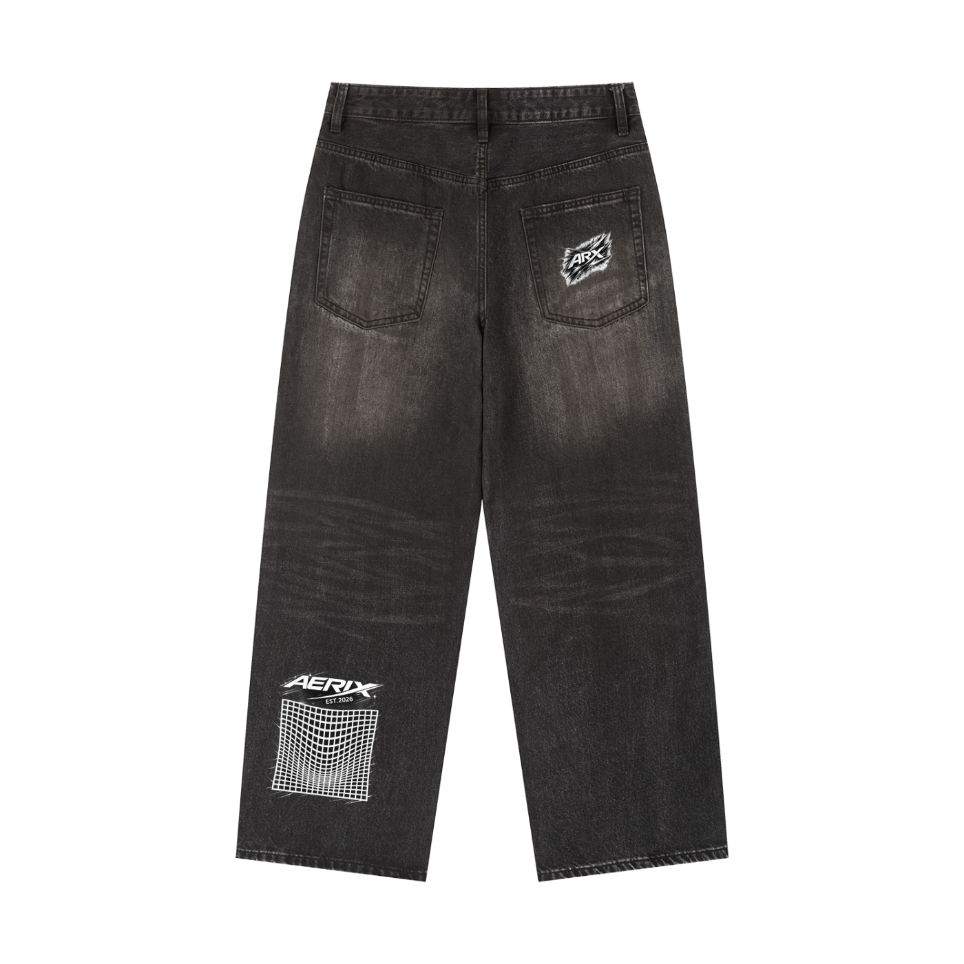 Vintage Wash Heavyweight Denim Jeans