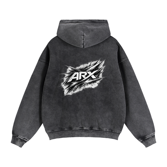 Zip-Through Boxy Fleece Hoodie